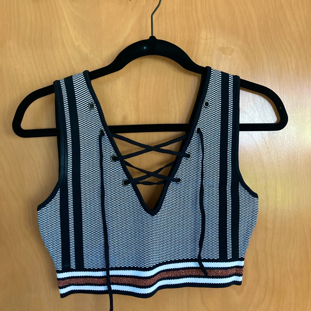 By The Way stretchy crop top
